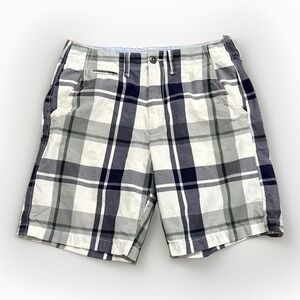 American Eagle Outfitters Plaid Classic Length Shorts Men's Size 32